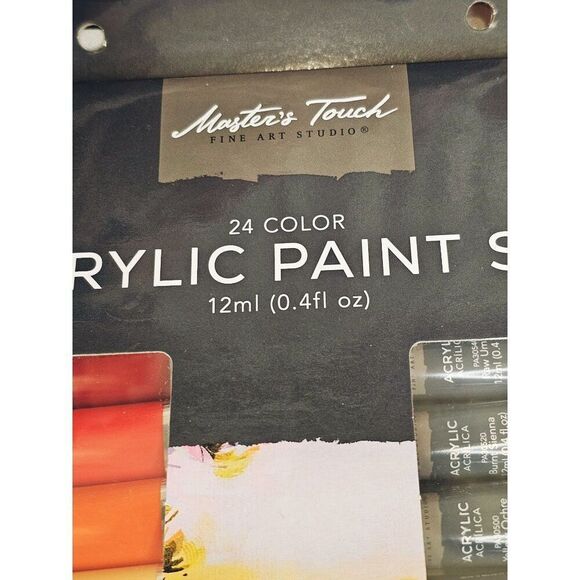 Masters Touch 24 Color Acrylic Paint Set 12ml Tubes For Art & Craft - Picture 3 of 6